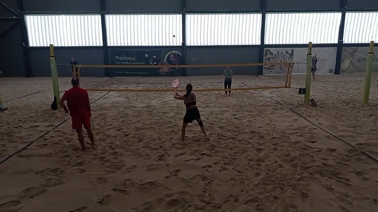 Pludmales tenisa turnīrs 13.03.2026. - 2.korts - Latvijas Pludmales teniss