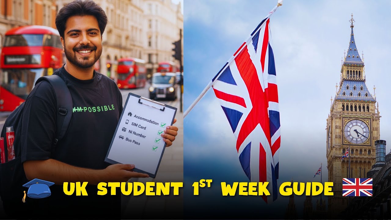 🇬🇧 Your First Week in the UK Explained: Accommodation, Groceries, SIM & More!