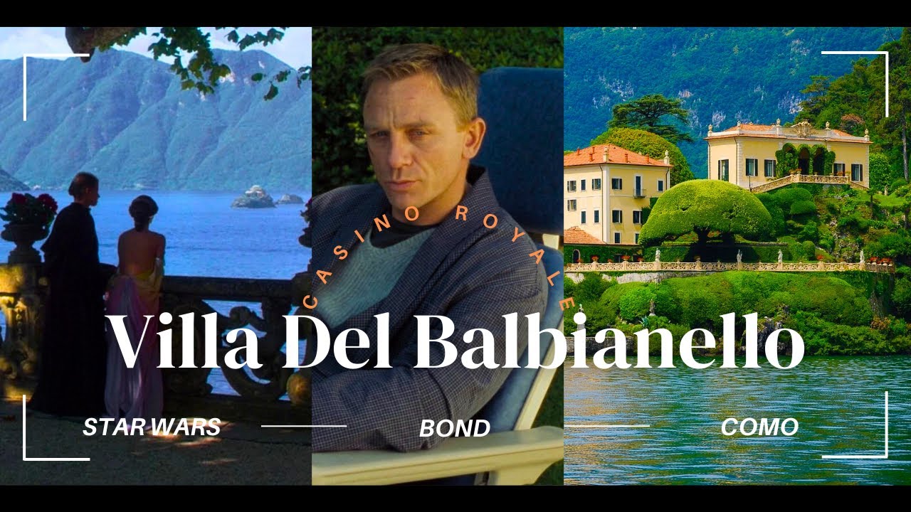 James Bond Casino Royale Location - Lake Como Villa del Balbianello From Star Wars