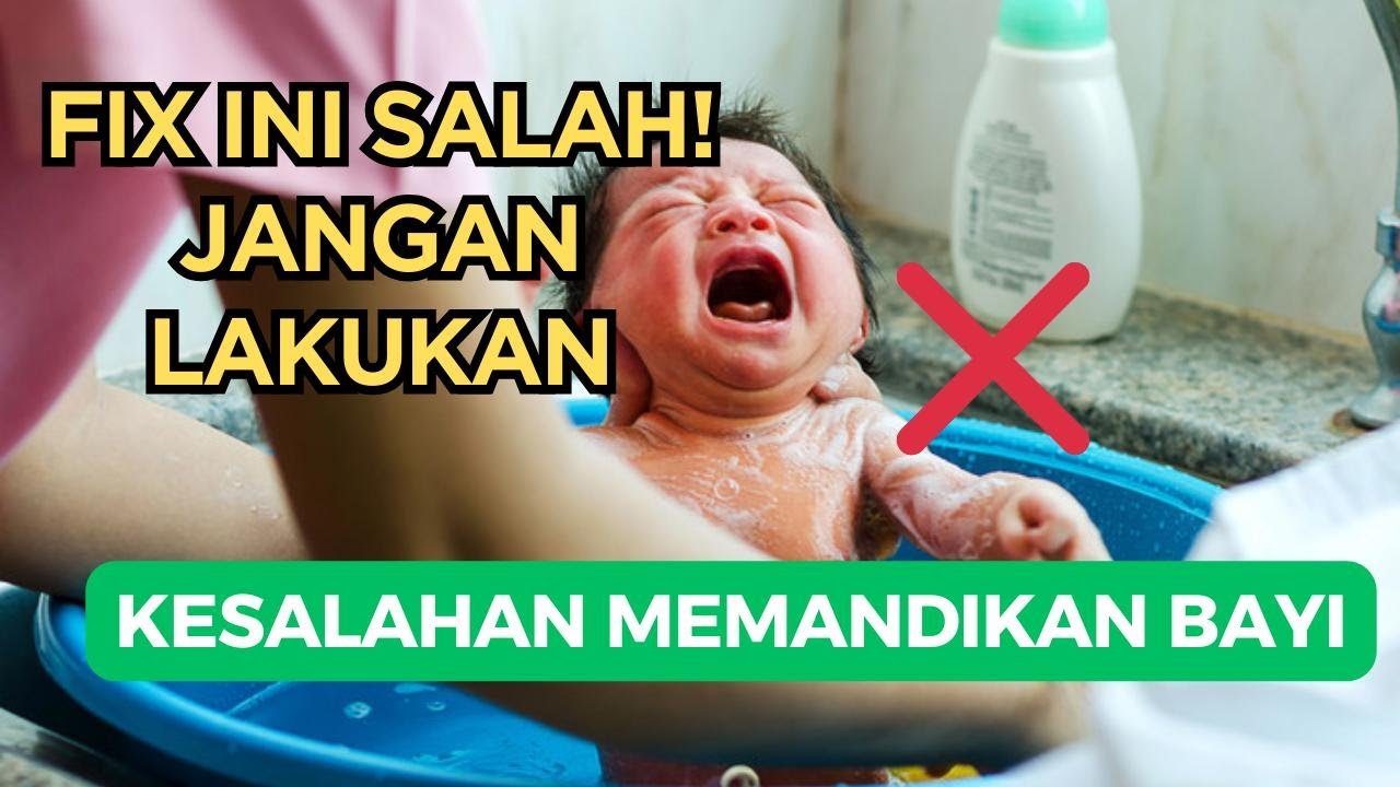 5 Kesalahan Orang Tua Saat Memandikan Bayi yang Sering Terjadi Tanpa Disadari