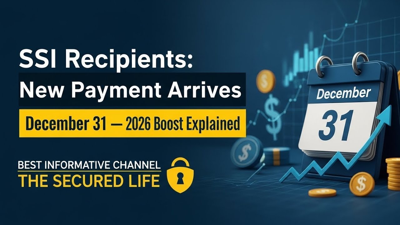 SSI Recipients: New Payment Arrives December 31 &mdash; 2026 Boost Explained || THE SECURED LIFE
