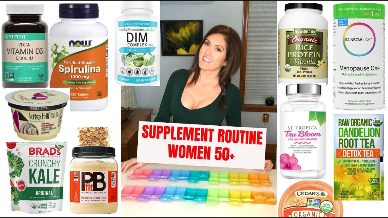 MY VEGAN SUPPLEMENTS & PROTEIN | Women 50+