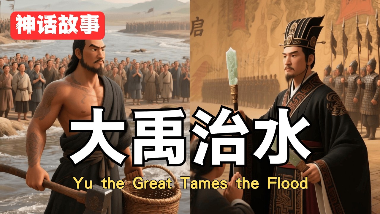 10 大禹治水｜鯀禹治水｜中国神话故事｜中國神話故事 Yu the Great Tames the Flood