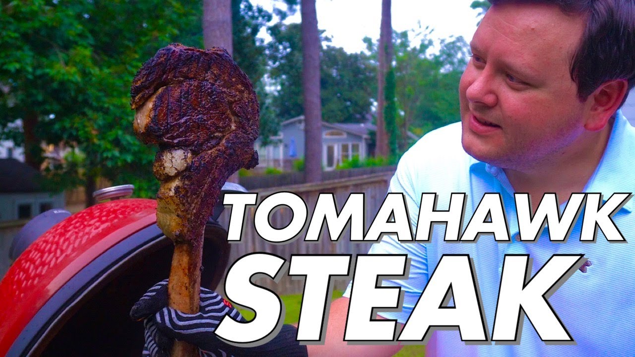 TOMAHAWK RIBEYE STEAK | REVERSE SEAR ON THE KAMADO JOE | KamadoMax 4K