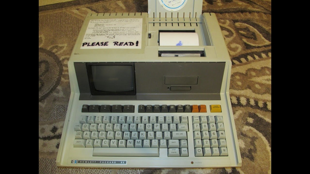 My HP85A,  A 25 Year Restoration Project Comes to an End