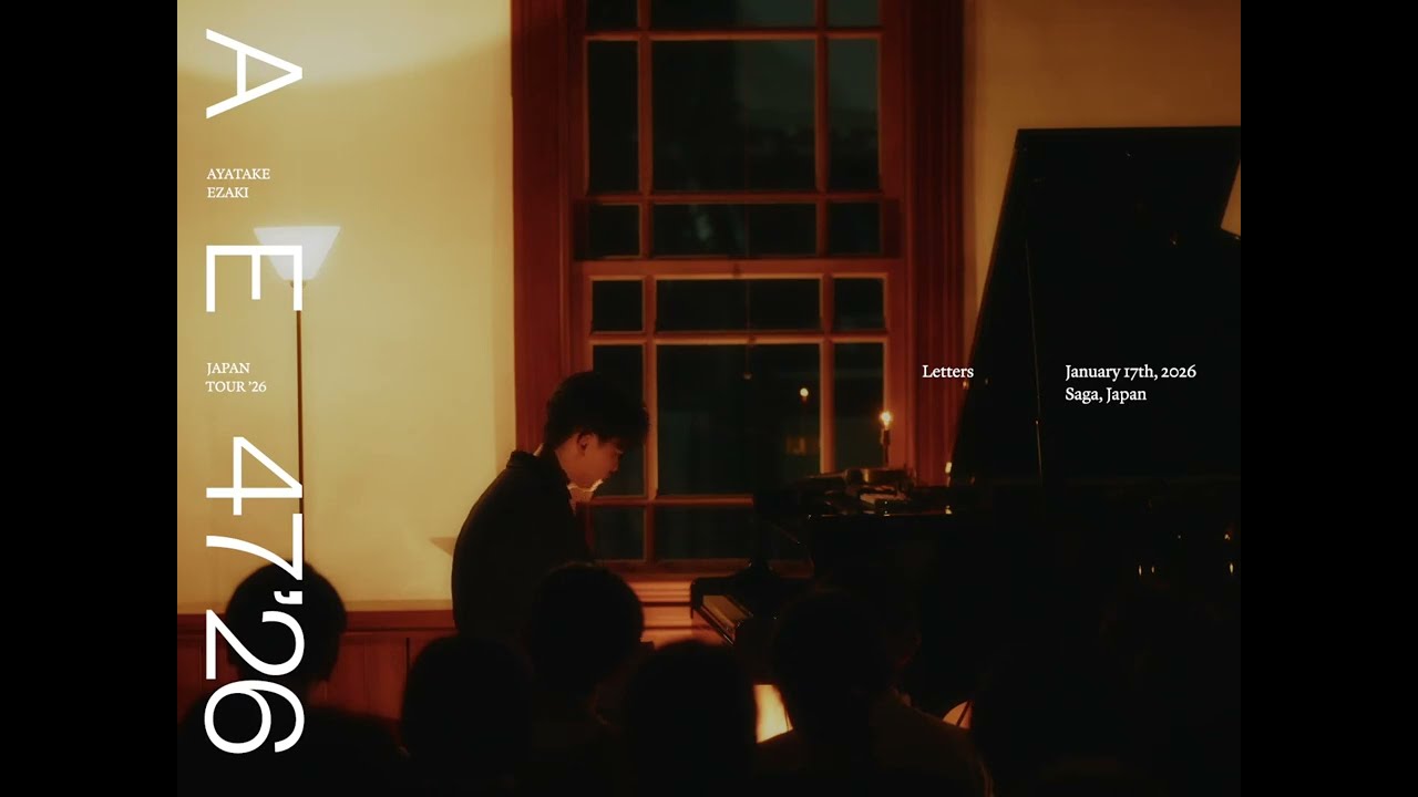 Ayatake Ezaki - Letters (Live at Saga, Japan 2026)