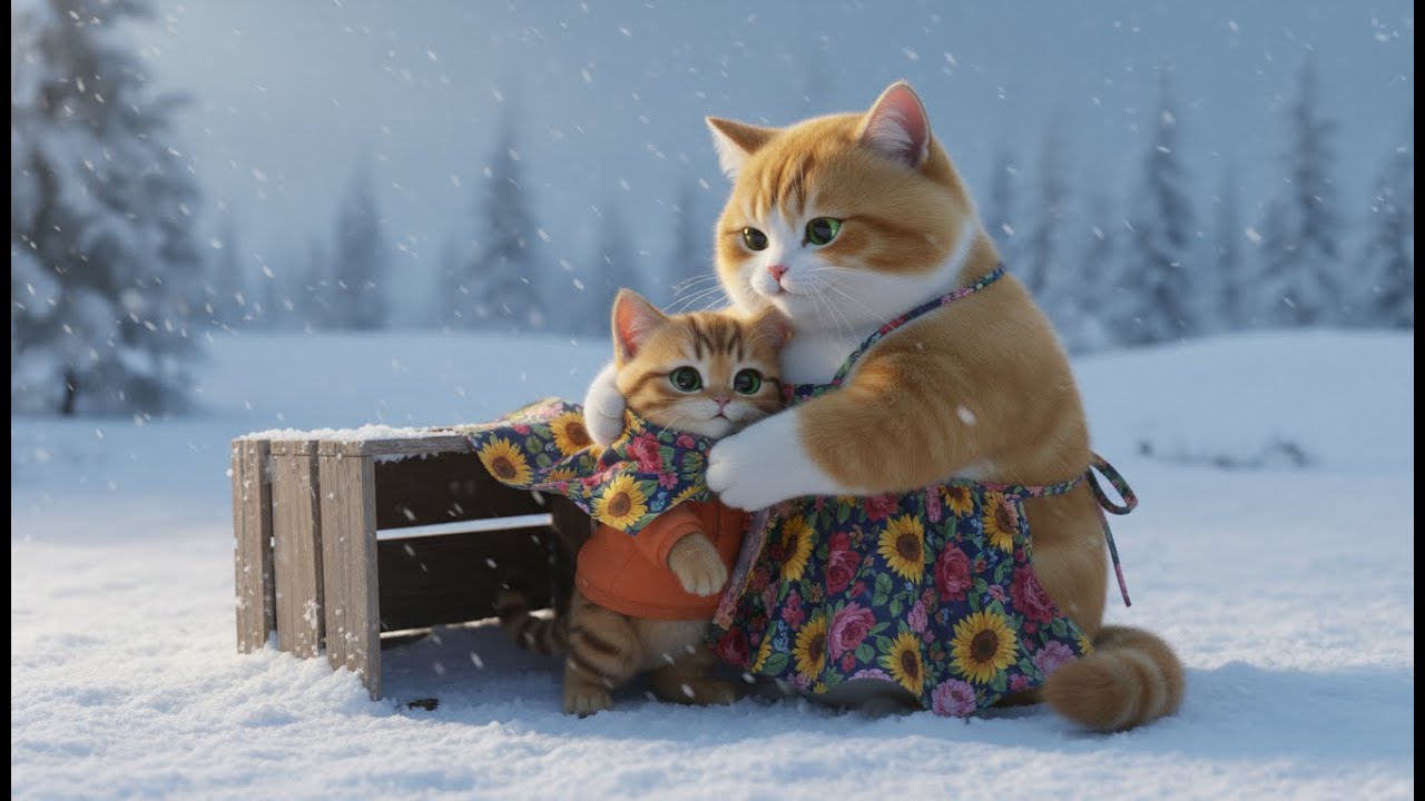Story Cat: Mama Cat and the Magic Apron in the Coldest Place on Earth - Frozen Rescue