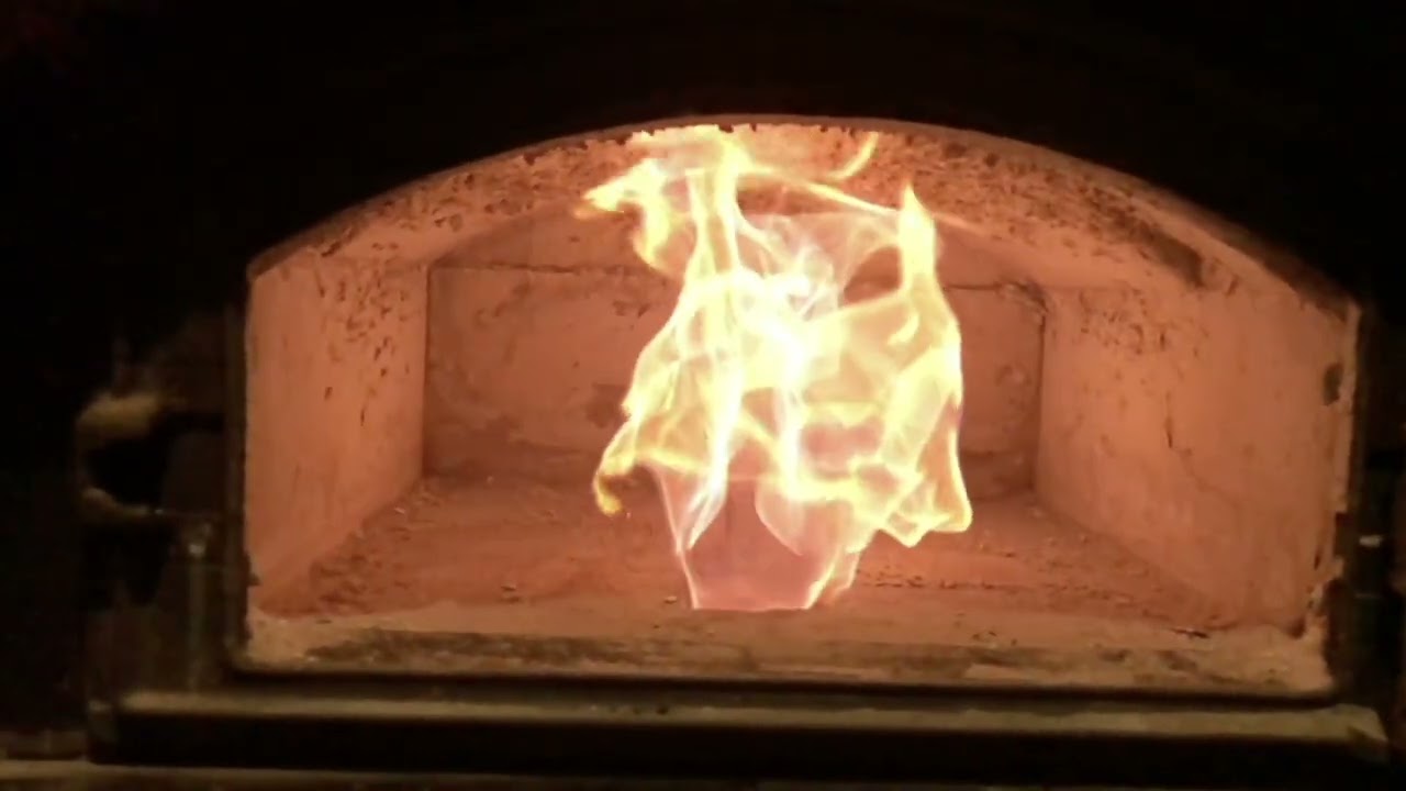 This short video demonstrates secondary air combustion in a wood stove.