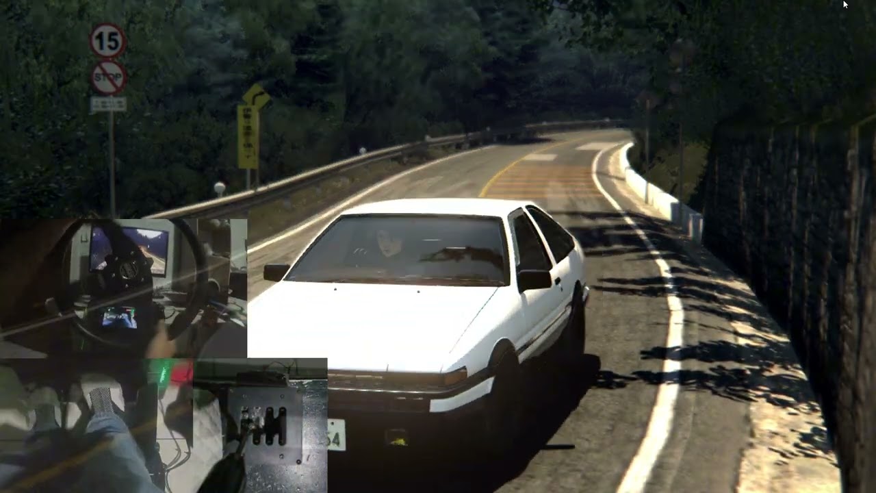 Mt. Akina Downhill R32 vs AE86 (Assetto Corsa)