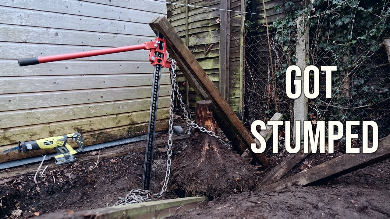 Removing fences and tree stumps