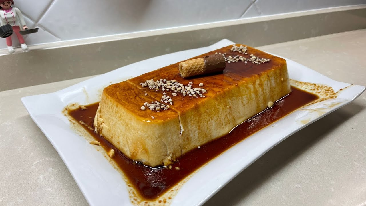 FLAN DE CUAJADA Y QUESO SIN HORNO