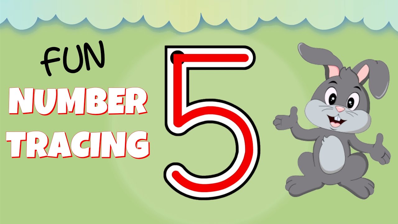 How to Write the Number 5 - Numbers for Kids