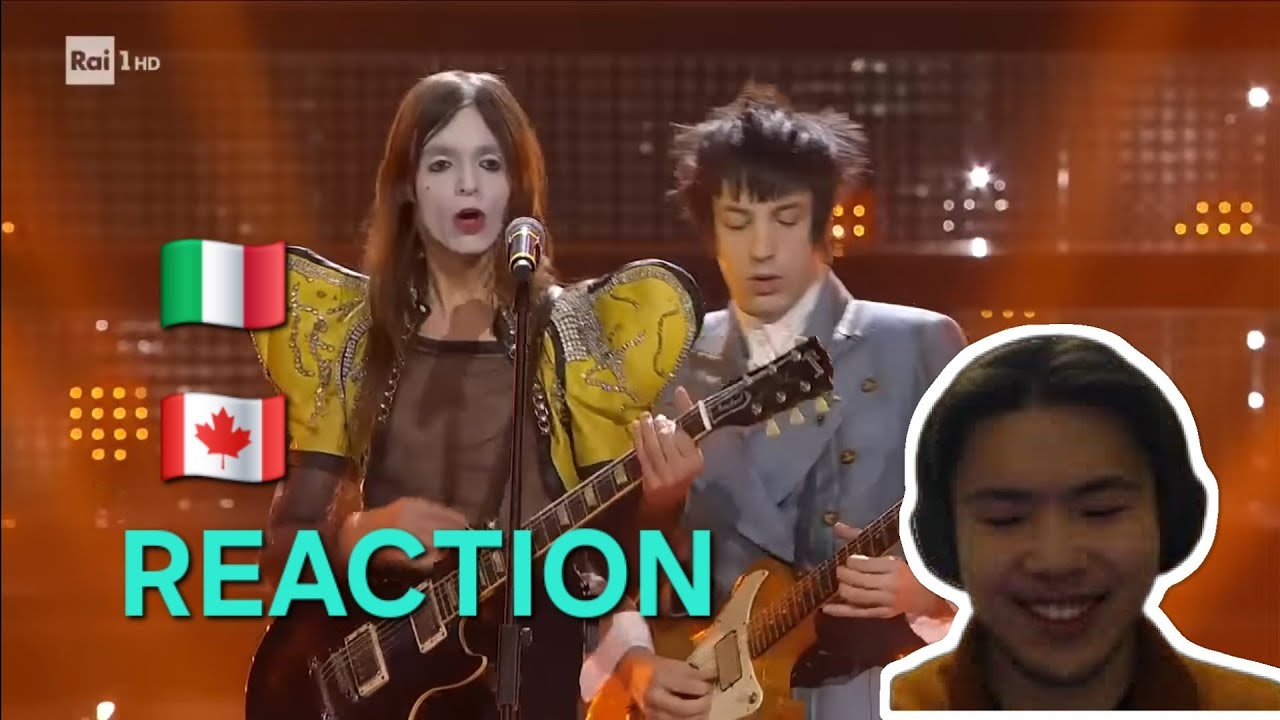 Canadian Reacts to Lucio Corsi - Volevo essere un duro | ITALY | Sanremo 2025 | Eurovision 2025