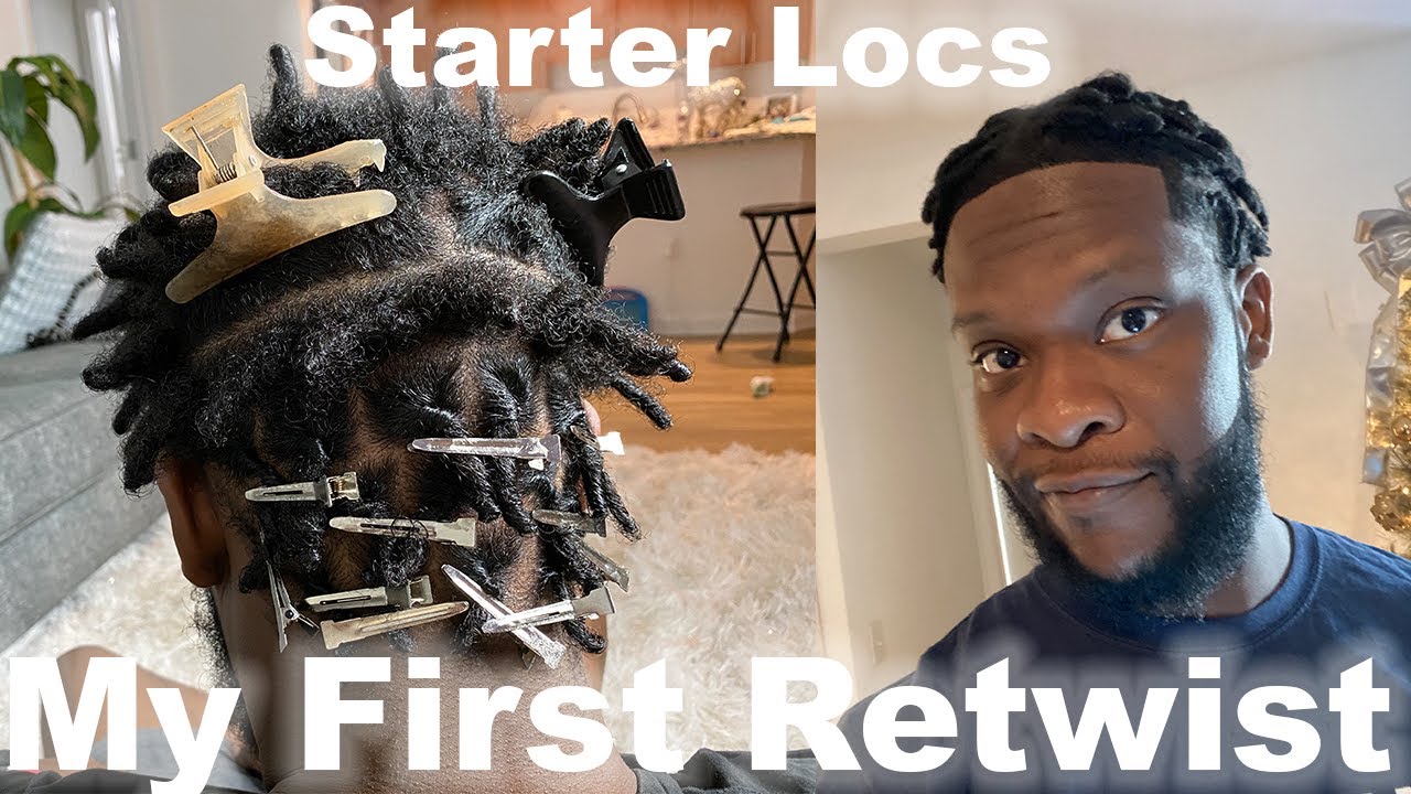 MY FIRST RETWIST! | LOC JOURNEY | STARTER LOCS | ALOE VERA GEL