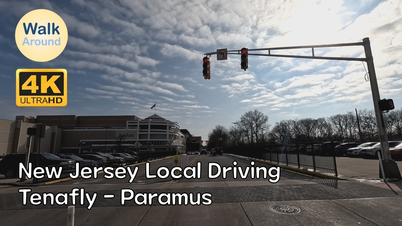 【4K60】 New Jersey Local Driving: Tenafly - Paramus