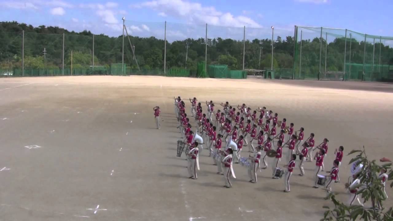 早稲田摂陵高校WB 交響曲第九マーチング