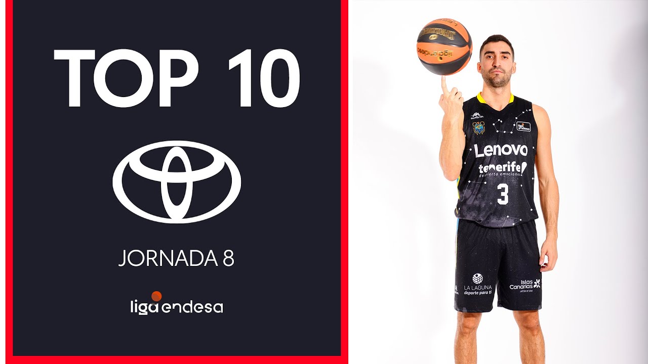 Jaime Fernández saluda desde el logo en el Top10 Toyota | Liga Endesa 2022-23