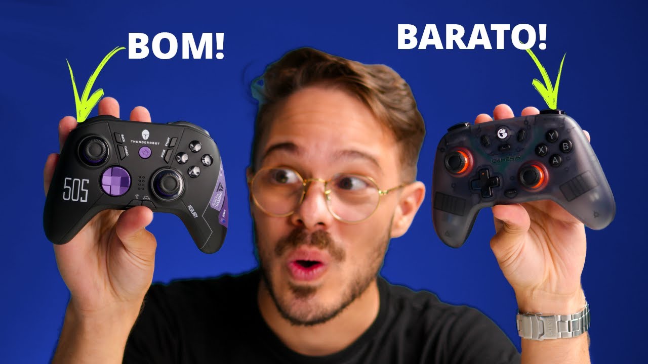 SEM ERRO! Os melhores CONTROLES BARATOS para PC!