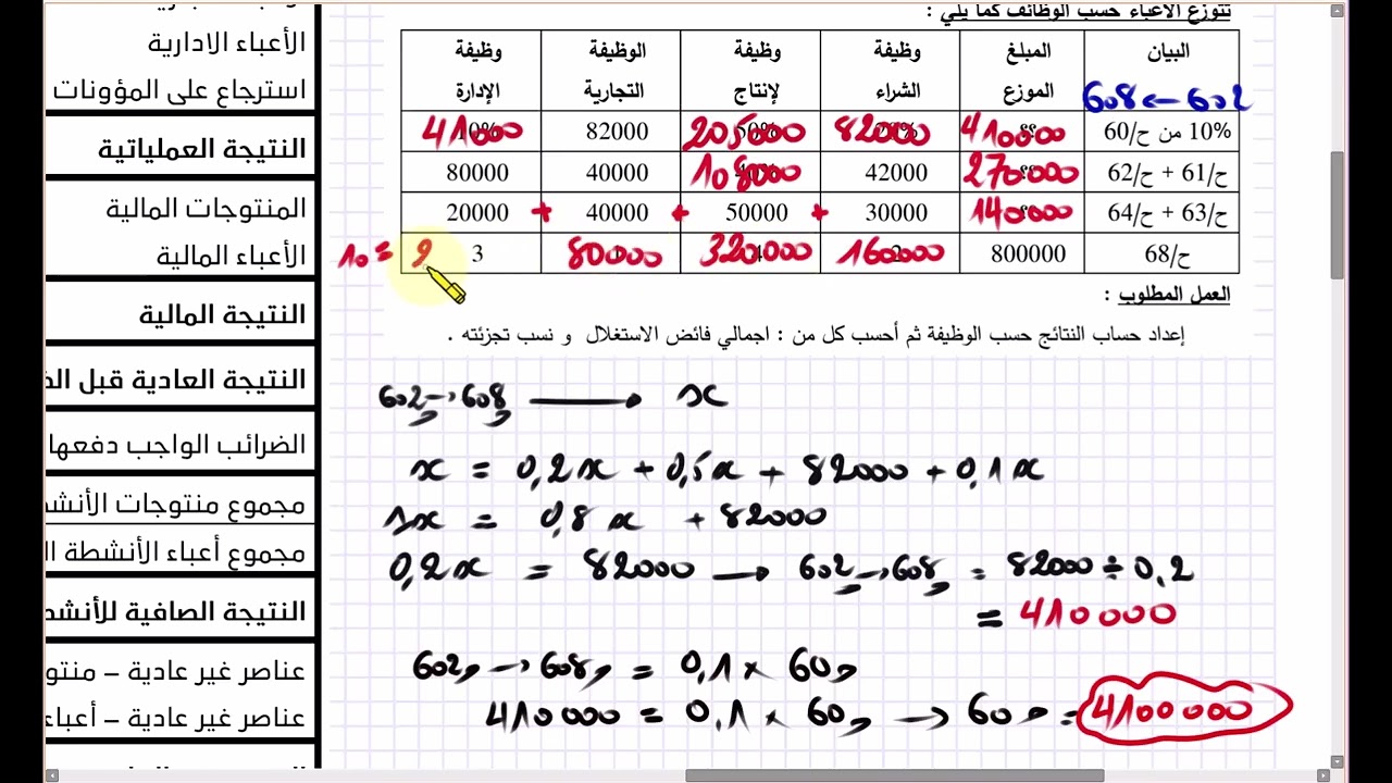 التمرين 4 من السلسلة المنزلية 