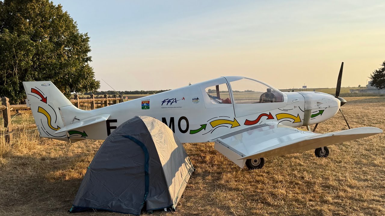 Vlog, voyage en avion d’aéro-club ! Traversée de la France, de Normandie, à Montpellier