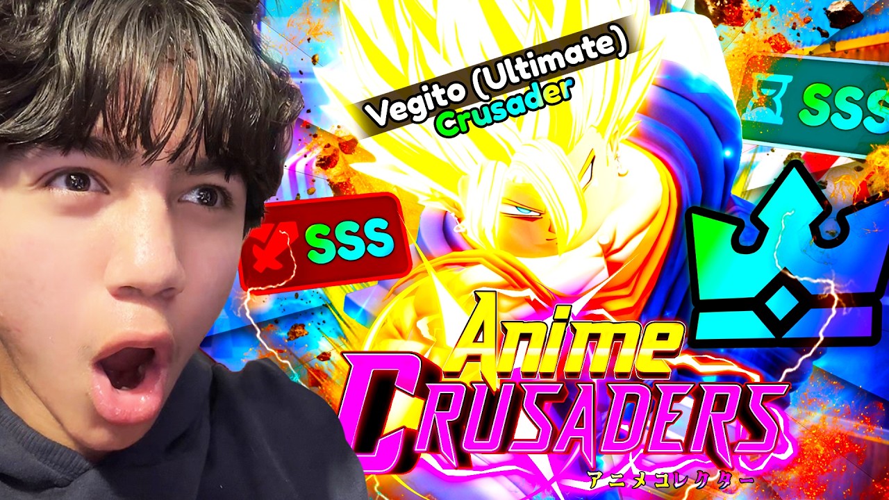 I Made The STRONGEST 2x CRUSADER VEGITO Unit In Anime Crusaders! (Roblox)