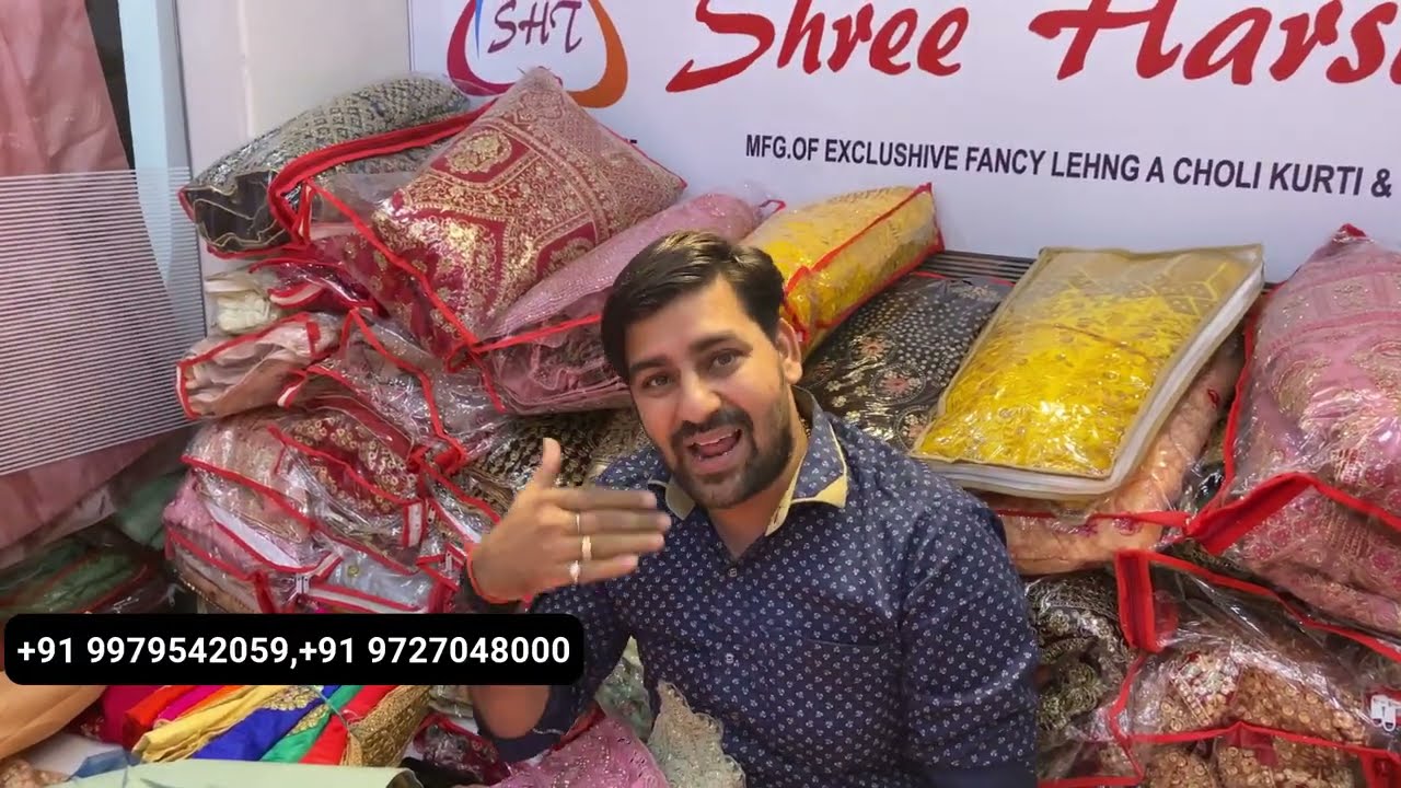 शंकर Bhai का धमाका,डिज़ाइनर लहंगे लोट से भी सस्ते भाव में लो,Lehenga Manufacturer In Surat