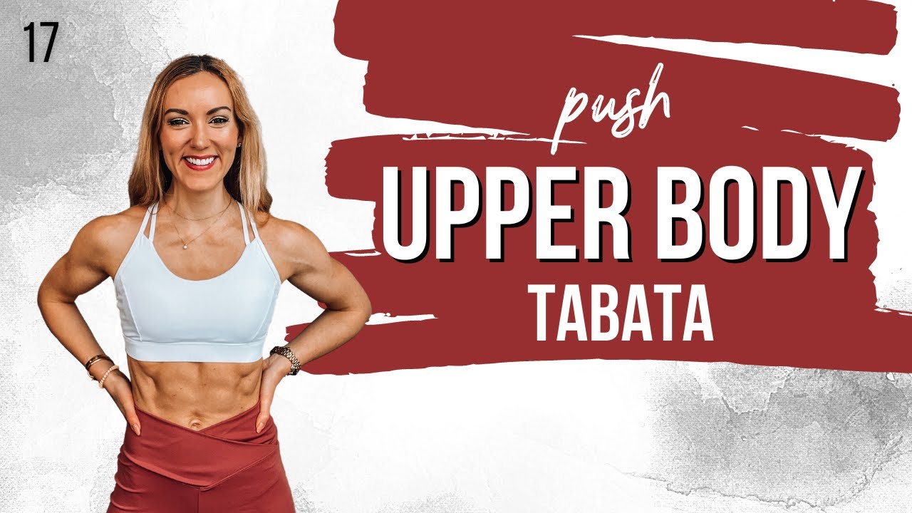 🔥 UPPER BODY TABATA Workout With Dumbbells | PUSH Workout | STRONG SUMMER DAY 17