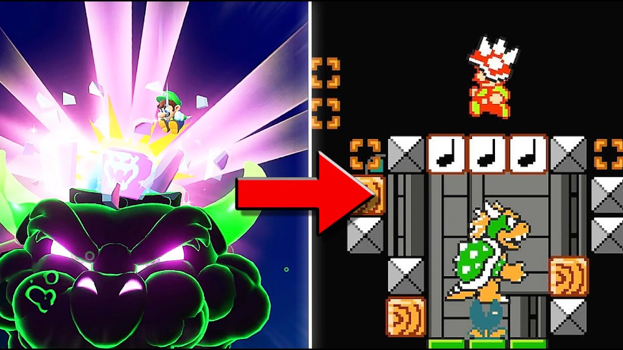 Я воссоздал битвы с боссами из Super Mario Wonder, чтобы доказать, что они хороши!
