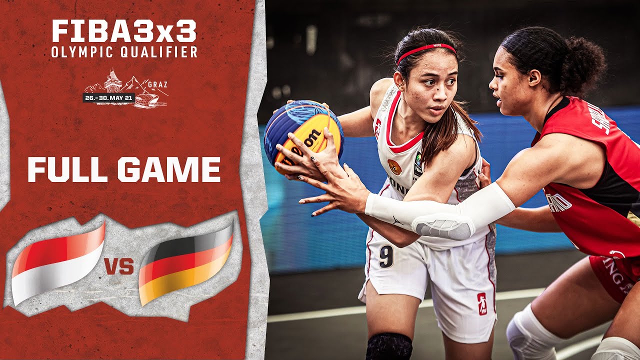 Indonesia v Germany | Women's - Full Game | FIBA 3x3 Olympic Qualifier | 3x3 Basketball