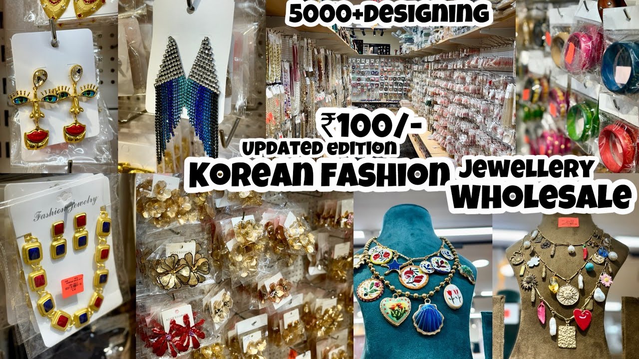 Premium Korean Jewellery Collection| Trendy Anti Tarnish, Stainless Steel, Fashion Jewelry Wholesale