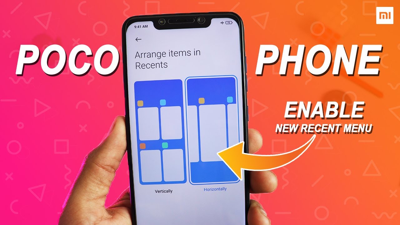 Enable MIUI 12 New Horizontal + Vertical Style Recent Menu On Any Pocophone | Enable Hidden Features