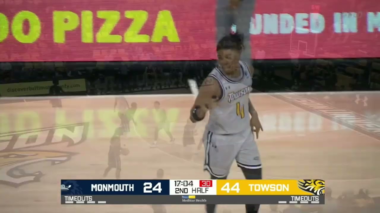 2025 Monmouth vs Towson - Men's | CAA Highlights