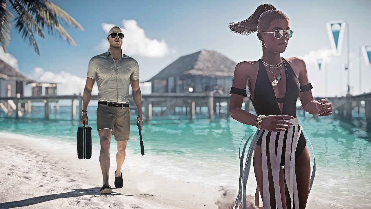 Hitman 2 - How to Unlock Emetic Gun/ Sieker Pistol (Maldives Mastery Level 10 In One Run)