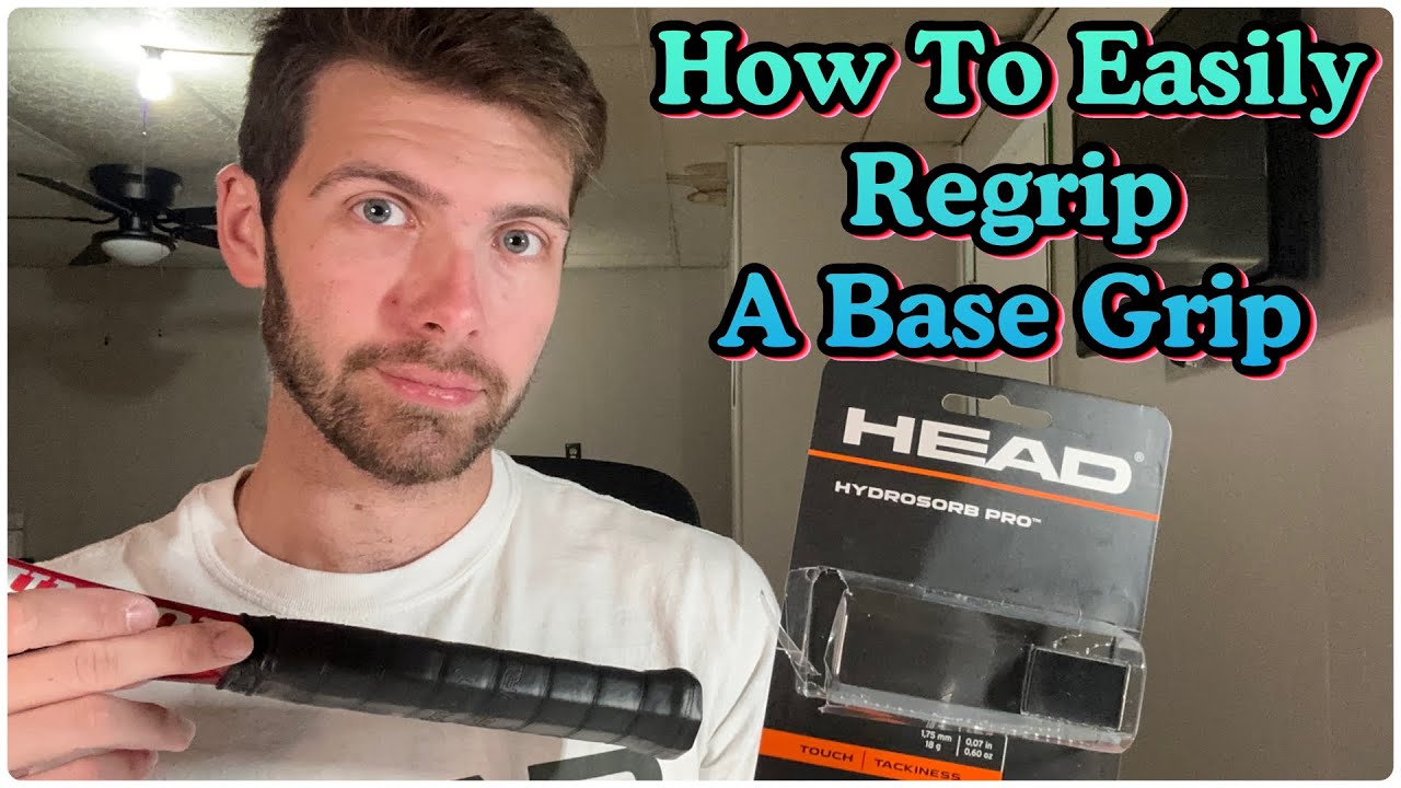 How To Regrip A Tennis Racket: Base Grip Edition
