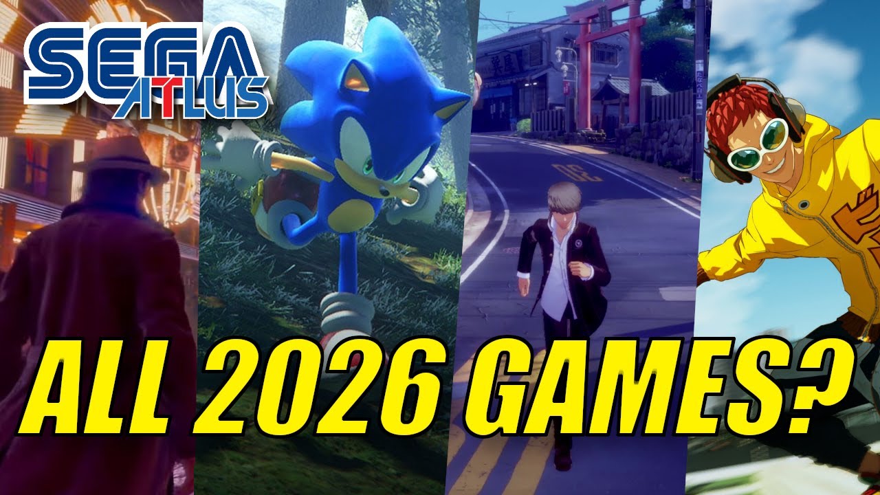 4 игры от крупнейших IP-адресов SEGA и ATLUS выйдут в следующем году