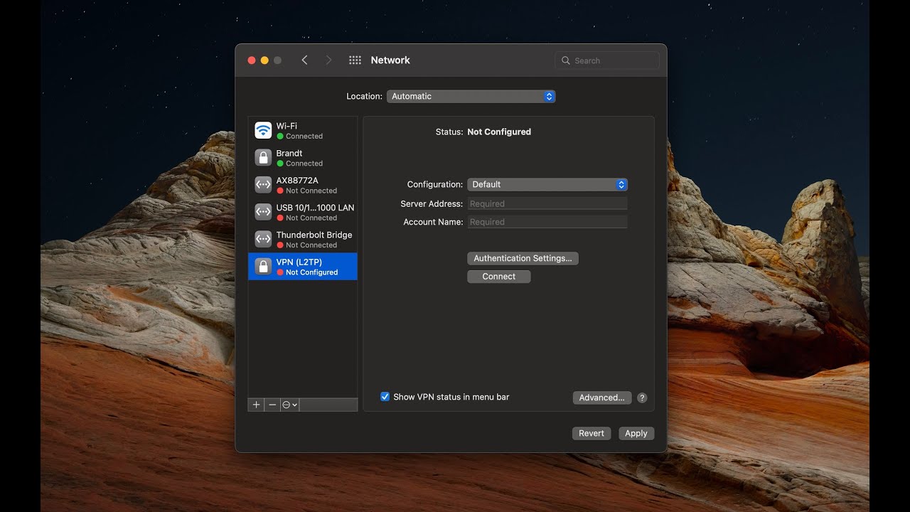How to Connect macOS to a Synology NAS VPN