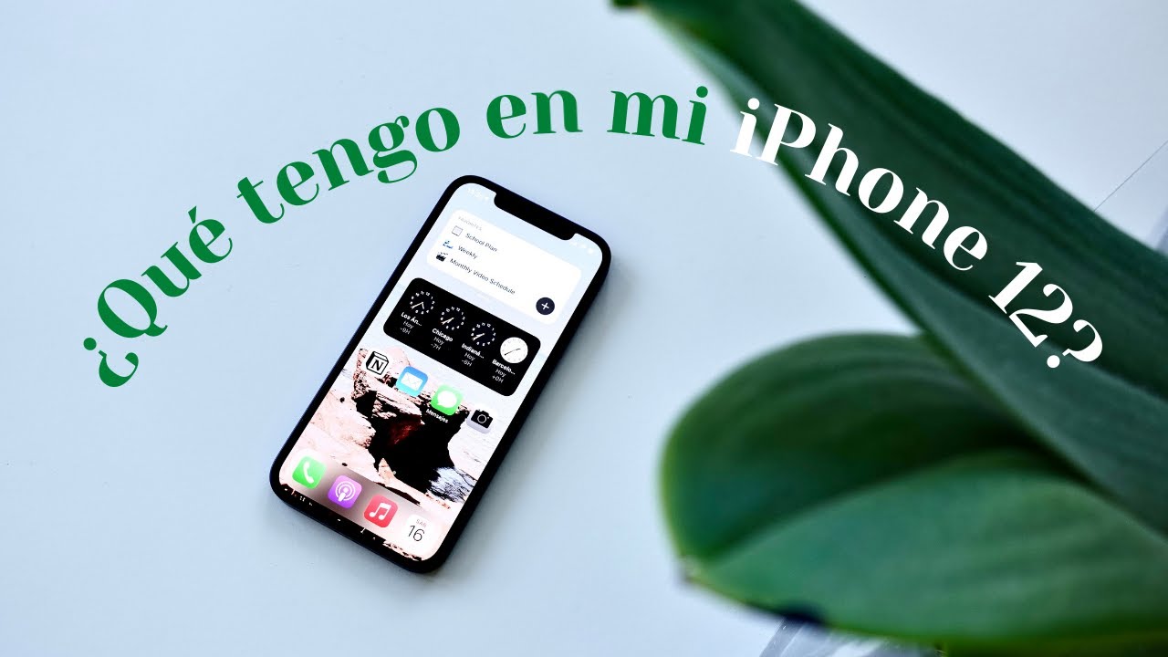 ¿Qué tengo en mi iPhone 12?