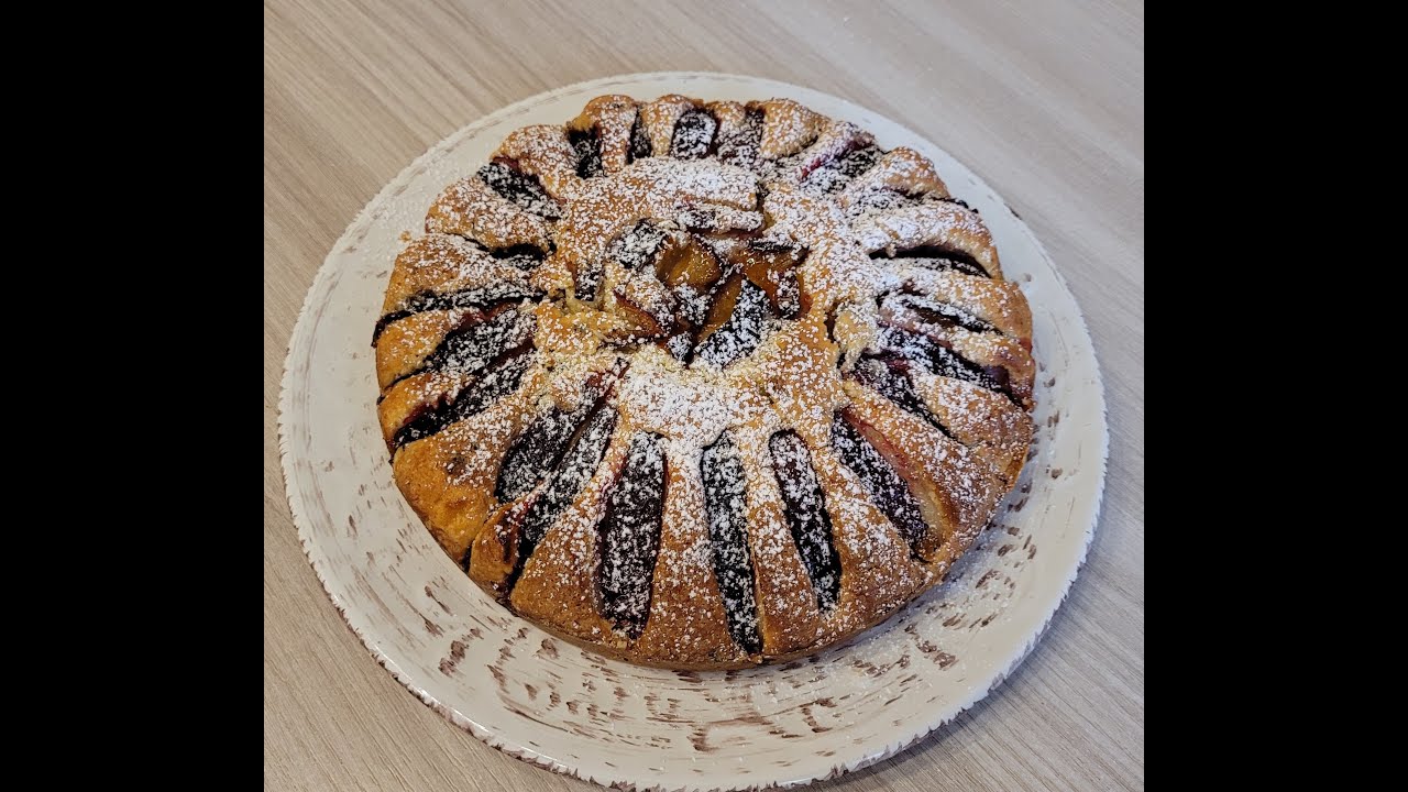 Torta alle prugne fresche 😍è la più buona e succosa che abbia mai mangiato, un'esplosione di gusto😋