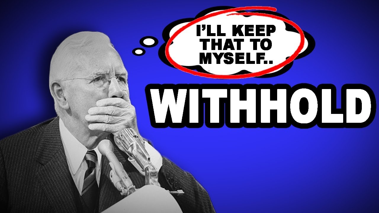 Learn English Words: WITHHOLD - Meaning, Vocabulary with Pictures and Examples
