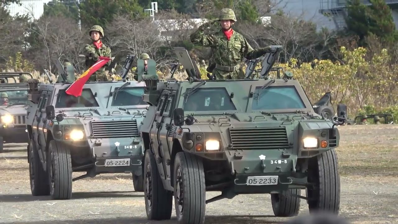 陸上自衛隊 板妻駐屯地 創立61周年記念行事 観閲式 2023