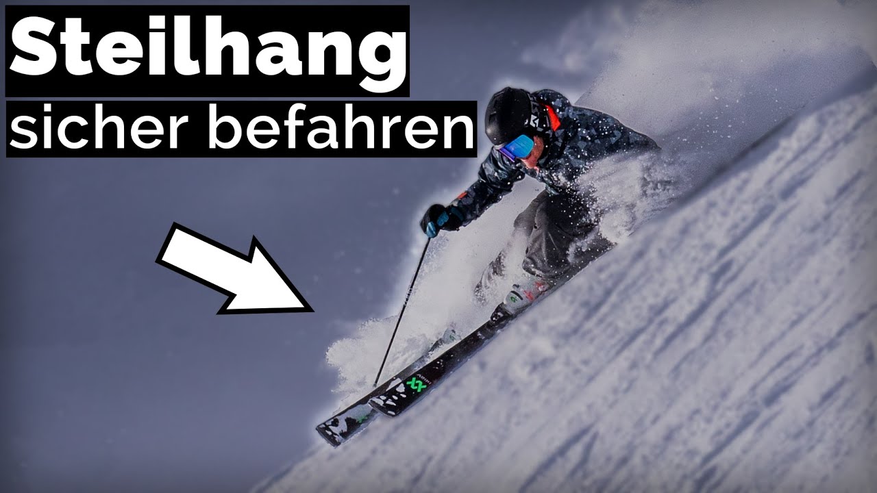 Steile Pisten meistern - Skifahren lernen