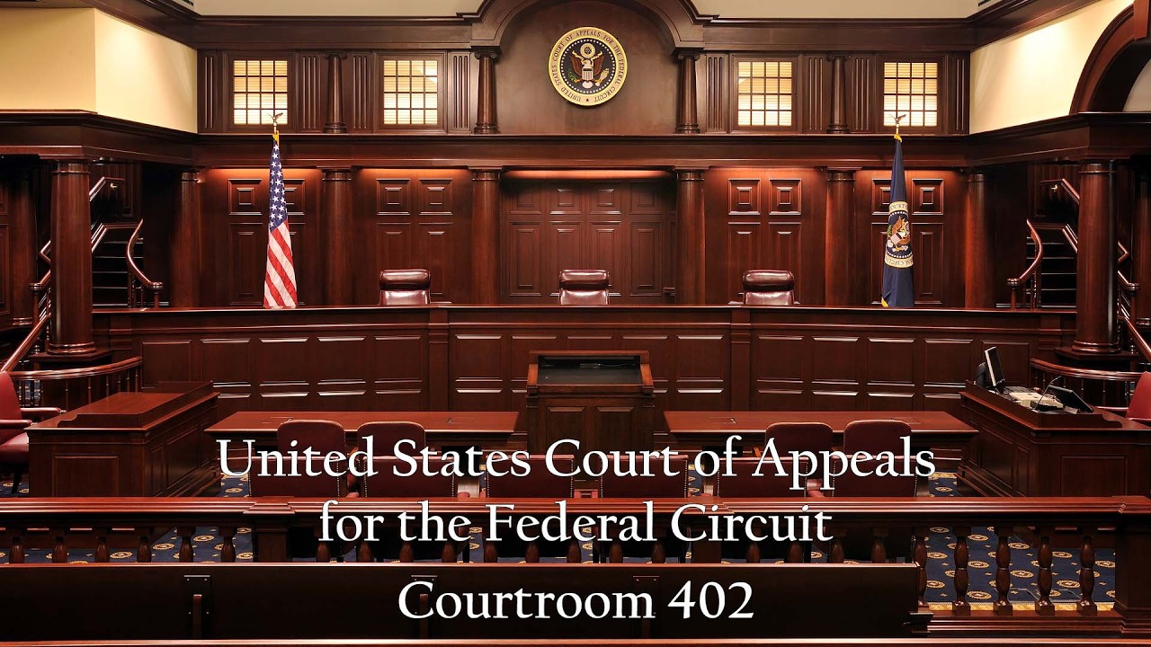 U.S. Court of Appeals for the Federal Circuit Live Stream Courtroom 402