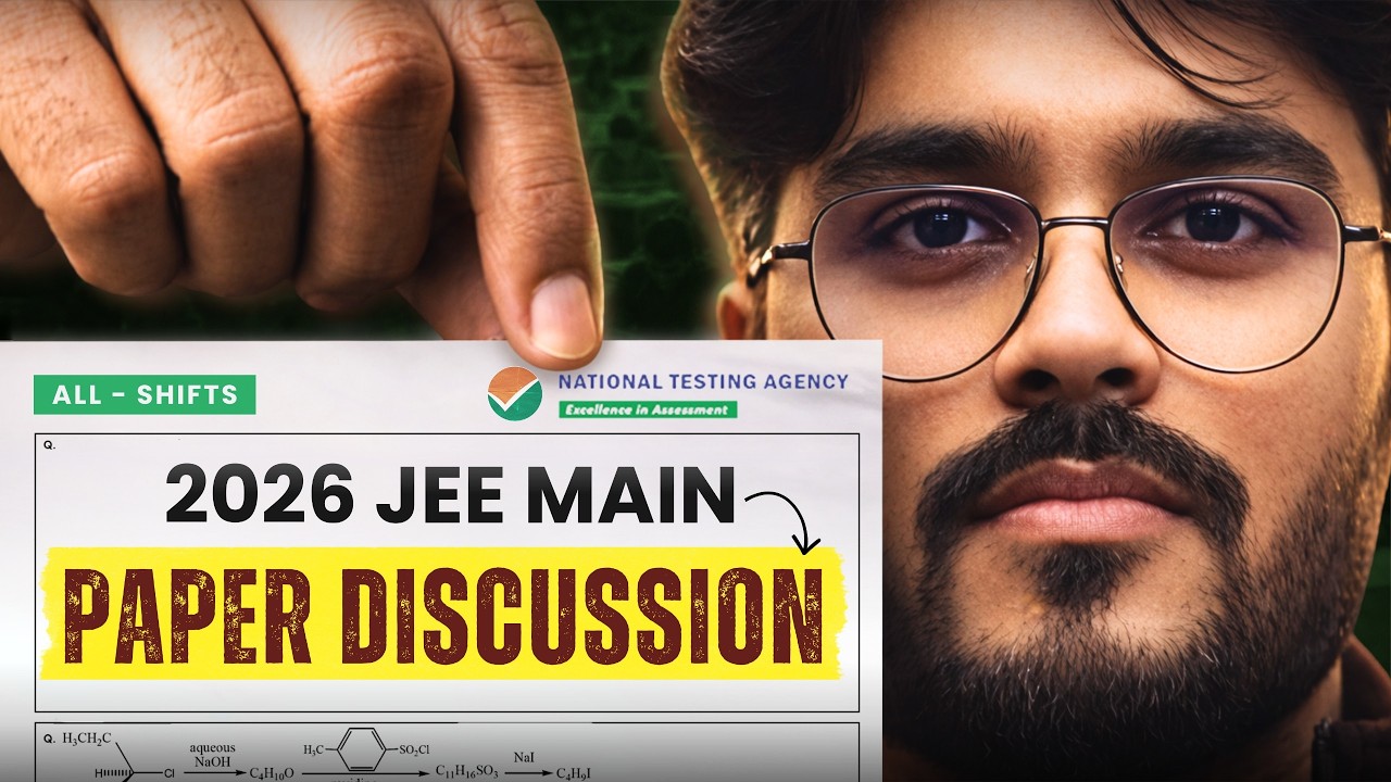 ⭐ JEE MAIN JANUARY 2026 ALL QUESTIONS DISCUSSION by MKA Sir | APRIL ATTEMPT MUST WATCH