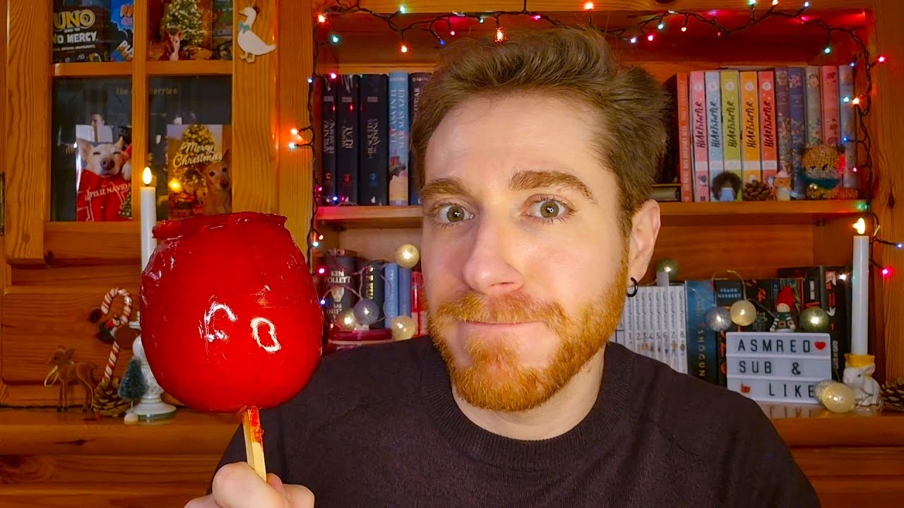 [ASMR] Manzana de Caramelo 🍎 | Susurros. Crunchy and Juicy Eating Sounds