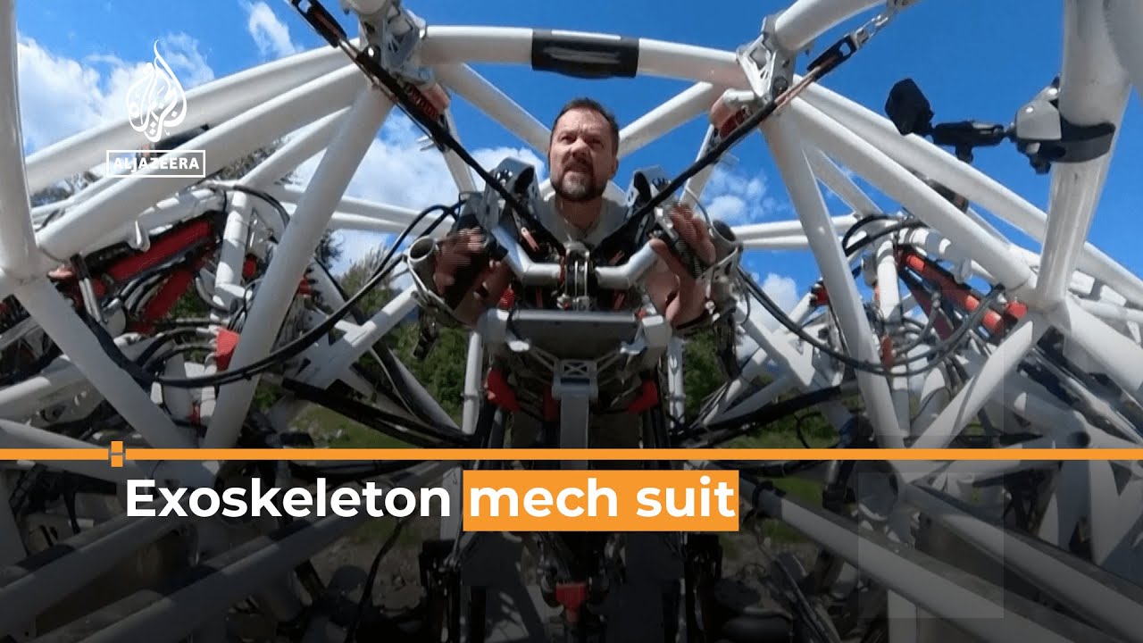 The world&rsquo;s largest exoskeleton mech suit | Al Jazeera Newsfeed