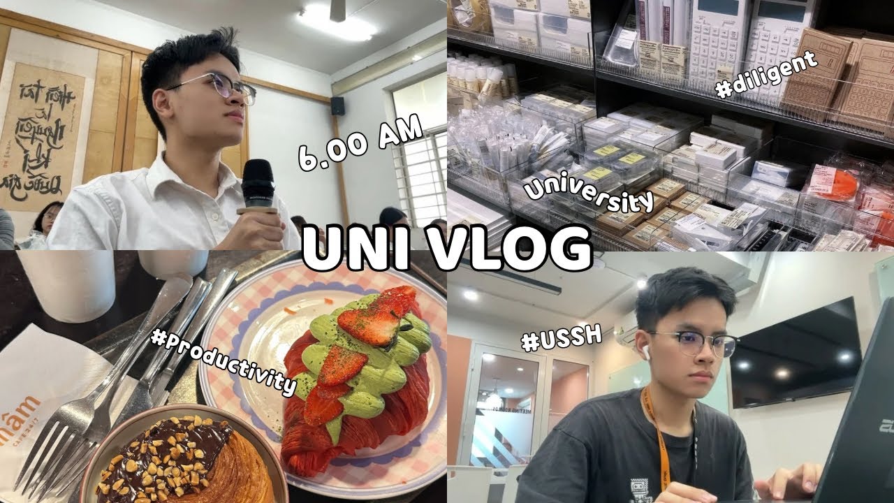 UNI VLOG | 🏫 Неделя из жизни студента университета – Повышение продуктивности – USSH ✨ | TunMin