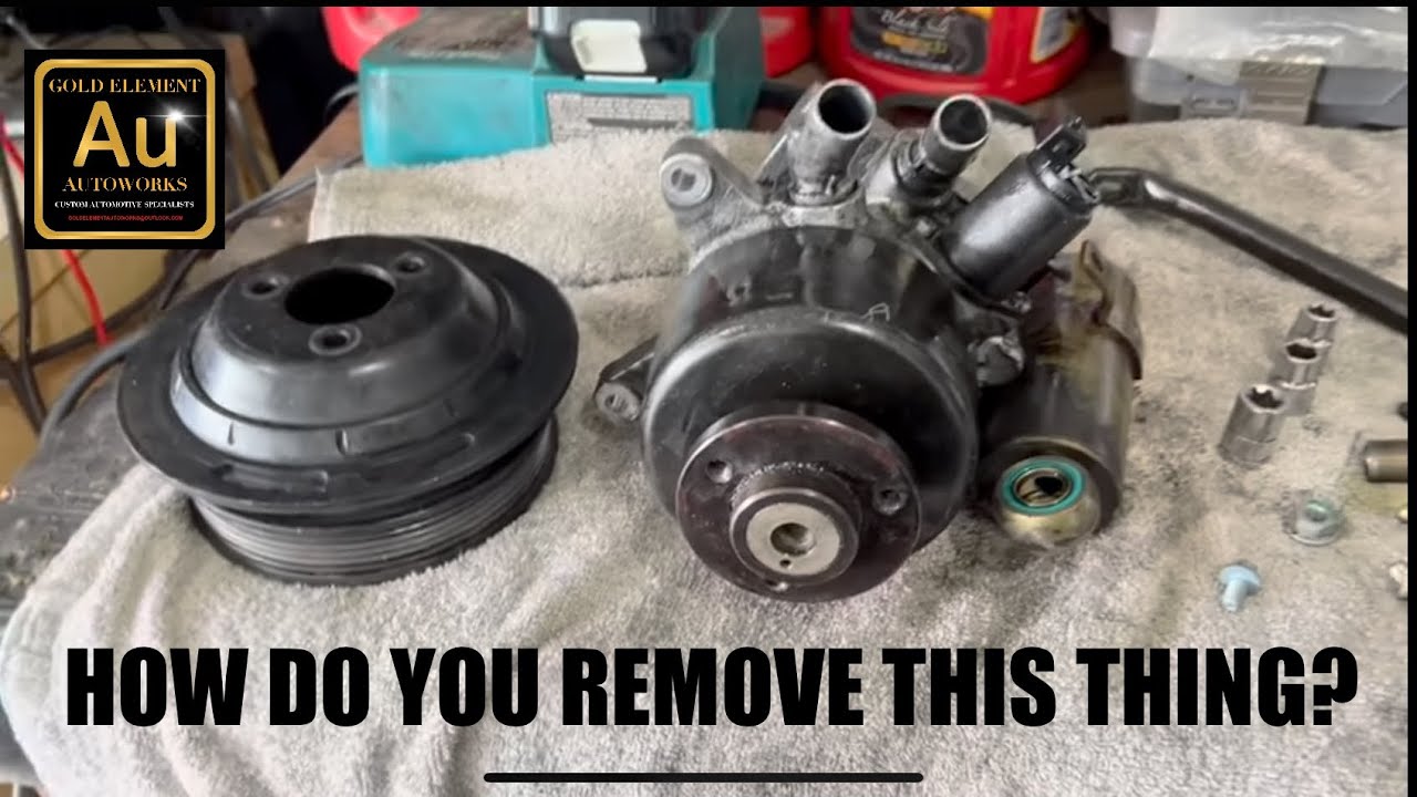 How To Remove Install ABC Tandem Pump Mercedes Benz SL CL SL55 CL55 SL500 CL500 S55 R230 W215 W220