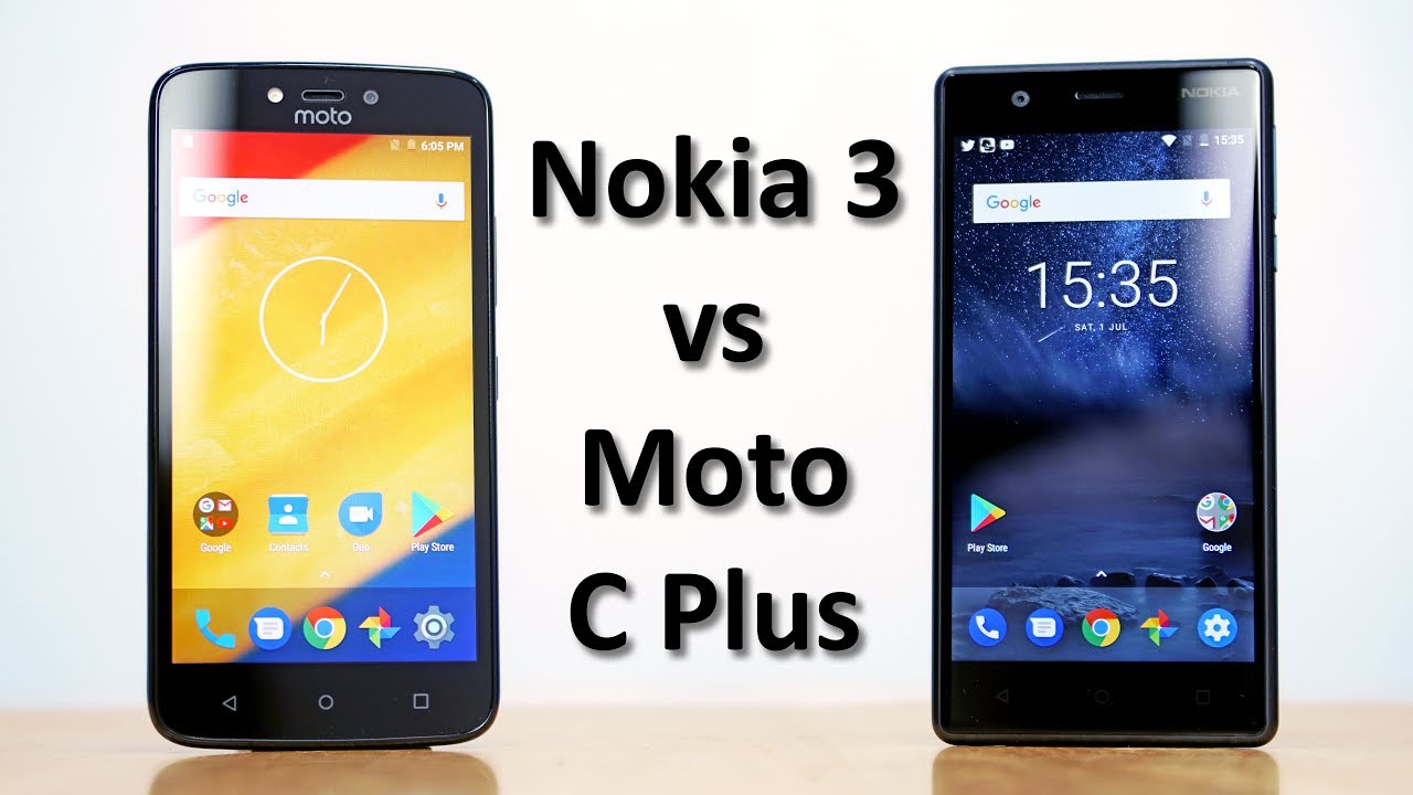 Nokia 3 vs Moto C Plus Speedtest Comparison!