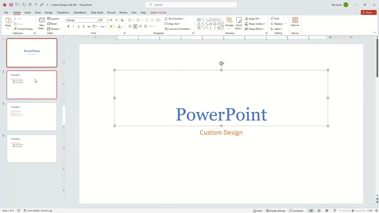 Форматируйте все слайды одновременно в PowerPoint