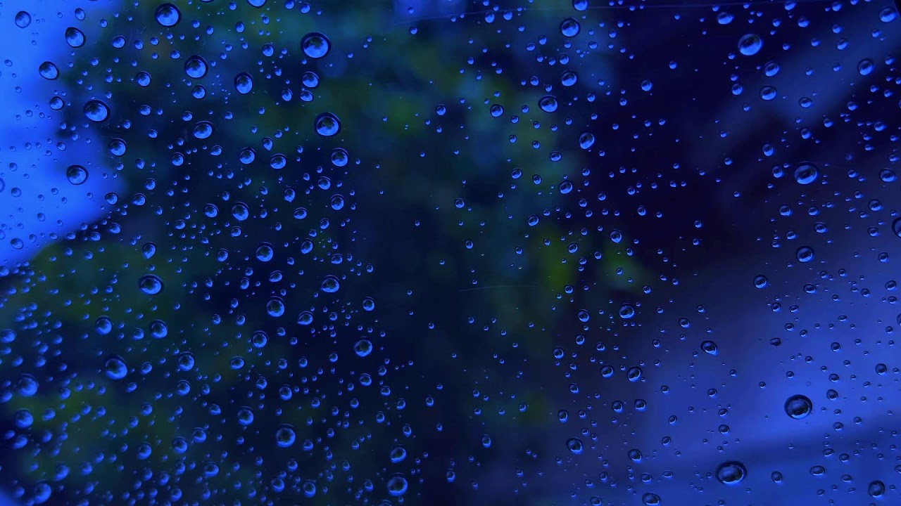 Live 24/7 - Rain Sounds & Rain On Window with for Deep Sleep 🌩️ Dark Screen Rain for Sleep, Study